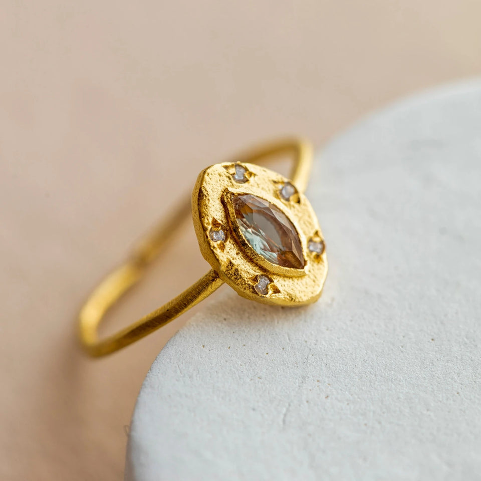 Evil Eye Zultanite Ring