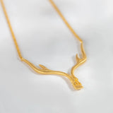 Deer Goddess Antler Necklace
