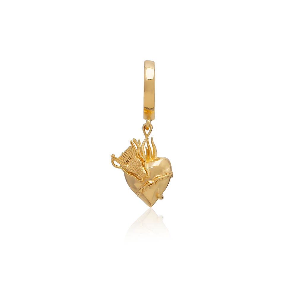 Dragon Heart Earring (single)