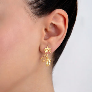 Kübey Hatun Leaf Earring