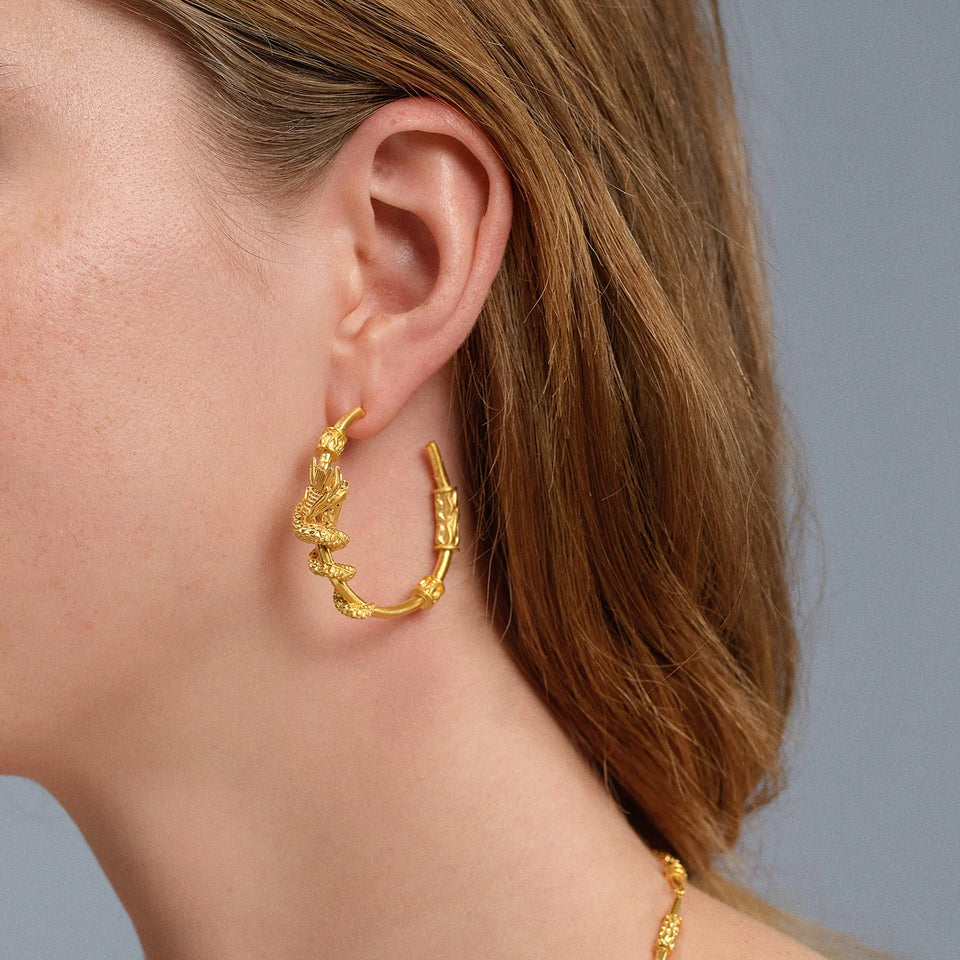 Dragon Wrapped Earrings