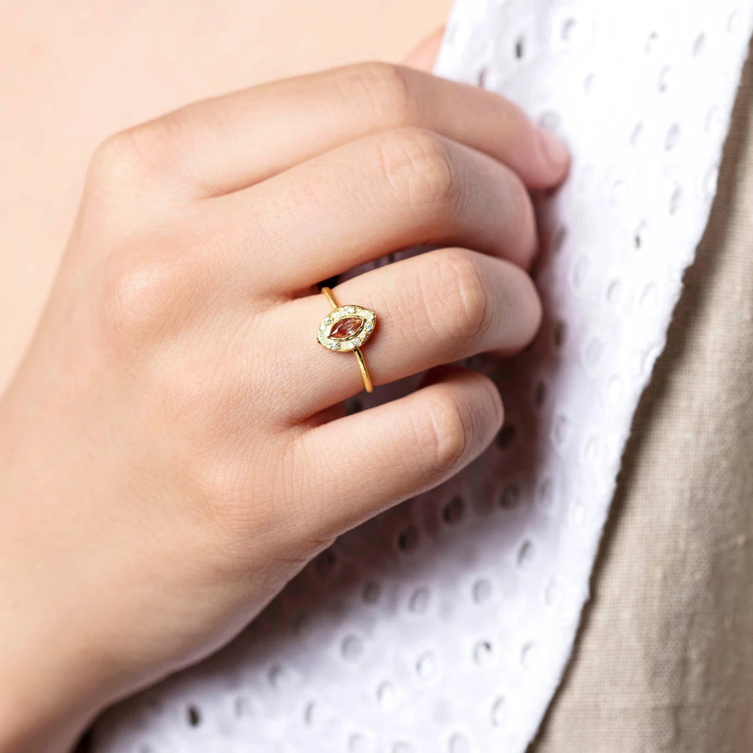 Evil Eye Zultanite Ring