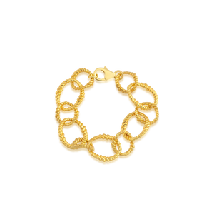 Aries Spiral Chain Bracelet