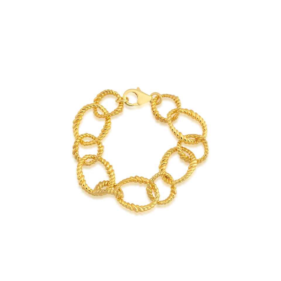 Aries Spiral Chain Bracelet