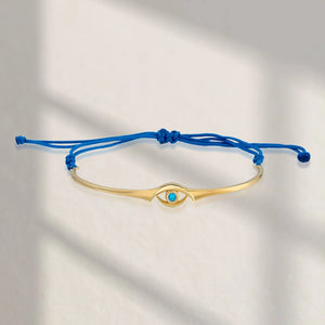 Evil Eye Blue Topaz Bracelet