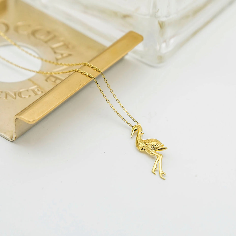 Crane Necklace