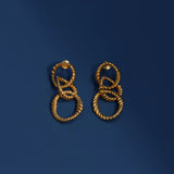 Aries Spiral Chain Earring
