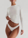 Crew Neck Long Sleeve Shirts