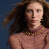 Aries Spiral Chain Earring