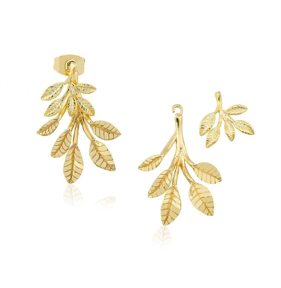 Kübey Hatun Leaf Earring