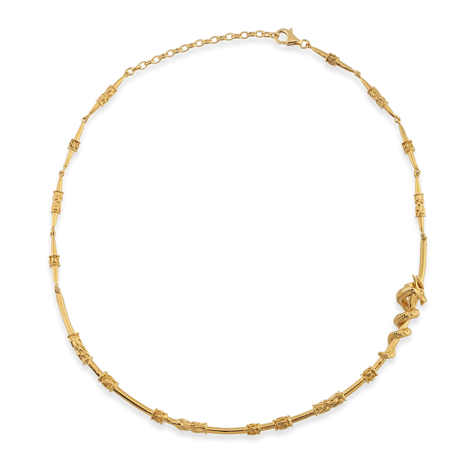 Dragon Wrapped Choker Necklace