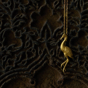 Crane Necklace