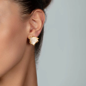 Geranium Leaf Earring Powder