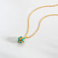 Evil Eye Bead Vintage Necklace - Blue