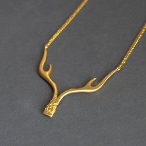 Deer Goddess Antler Necklace