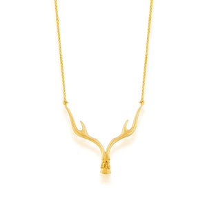 Deer Goddess Antler Necklace