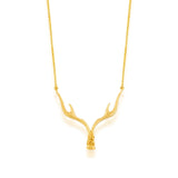 Deer Goddess Antler Necklace