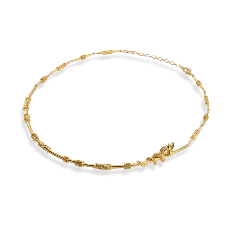 Dragon Wrapped Choker Necklace