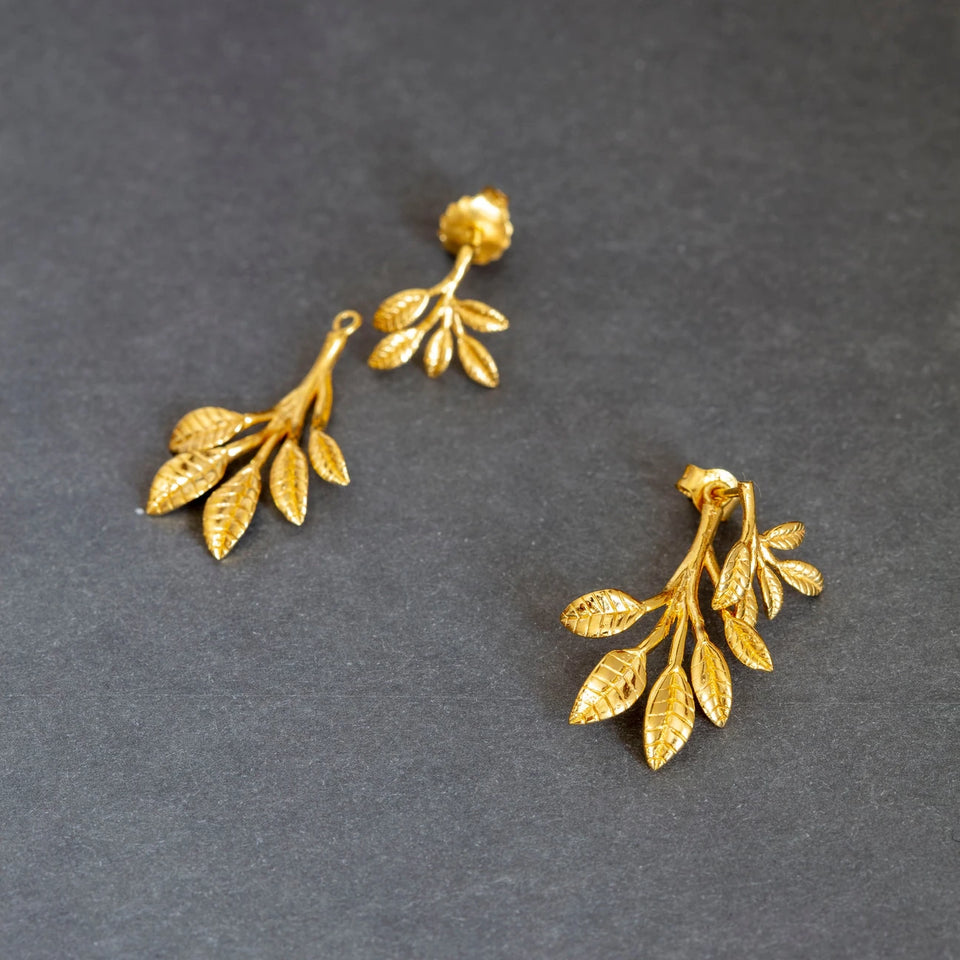Kübey Hatun Leaf Earring