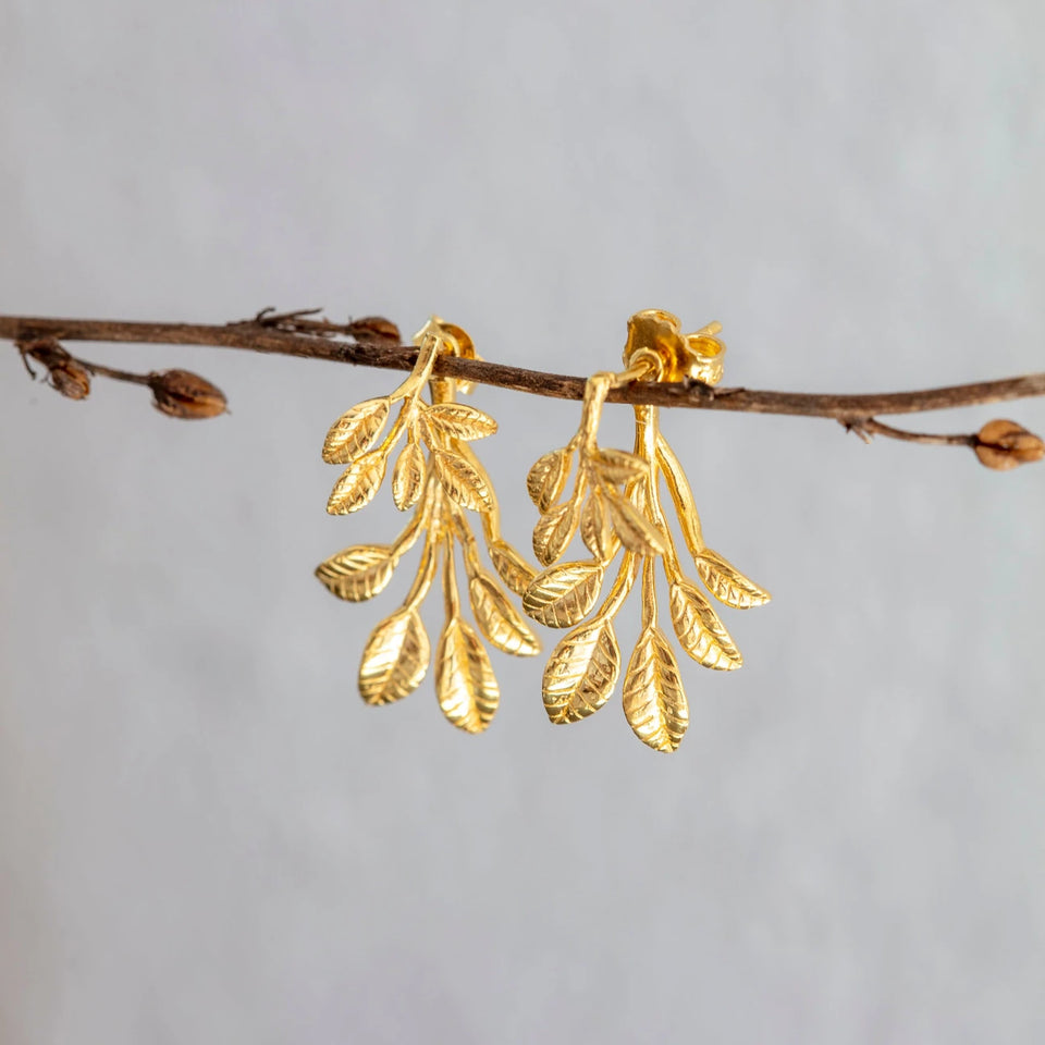 Kübey Hatun Leaf Earring