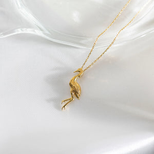 Crane Necklace
